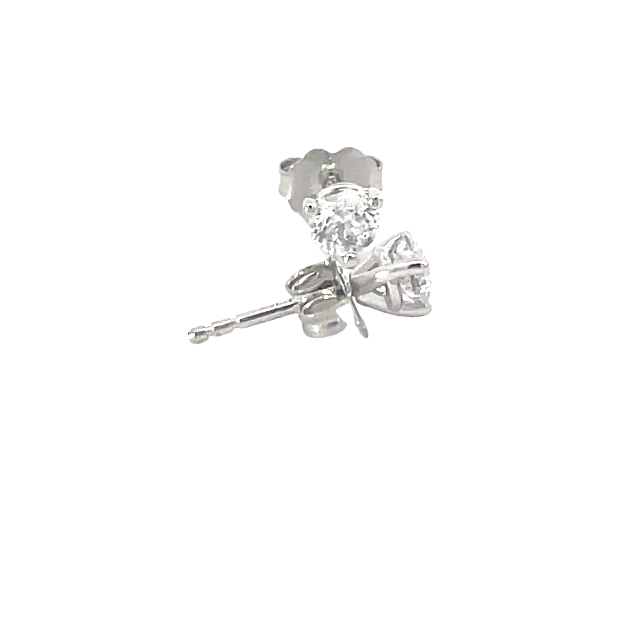 .63 White Gold Diamond Solitaires - Image 3